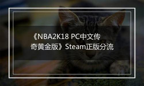《NBA2K18 PC中文传奇黄金版》Steam正版分流