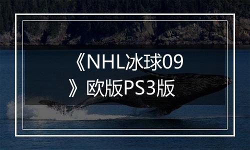 《NHL冰球09》欧版PS3版