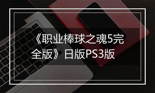 《职业棒球之魂5完全版》日版PS3版