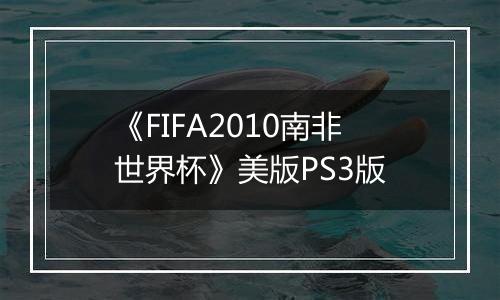 《FIFA2010南非世界杯》美版PS3版