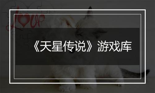《天星传说》游戏库