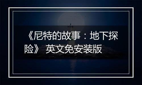 《尼特的故事：地下探险》 英文免安装版