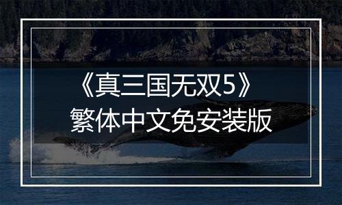 《真三国无双5》繁体中文免安装版