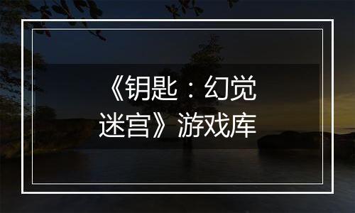 《钥匙：幻觉迷宫》游戏库