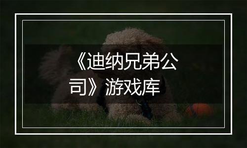 《迪纳兄弟公司》游戏库