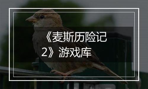 《麦斯历险记2》游戏库