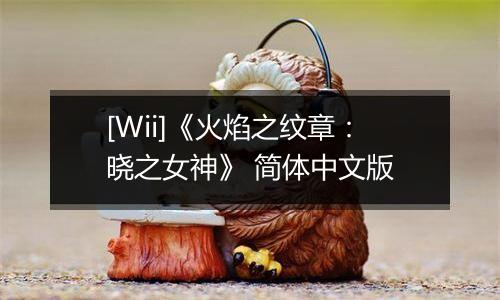 [Wii]《火焰之纹章：晓之女神》 简体中文版
