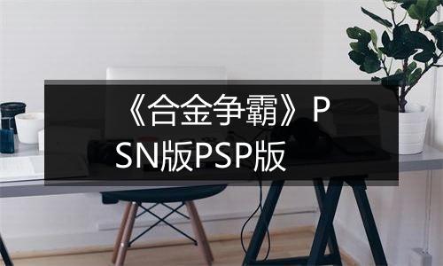 《合金争霸》PSN版PSP版