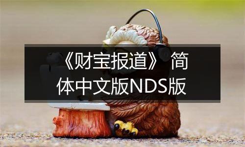 《财宝报道》 简体中文版NDS版