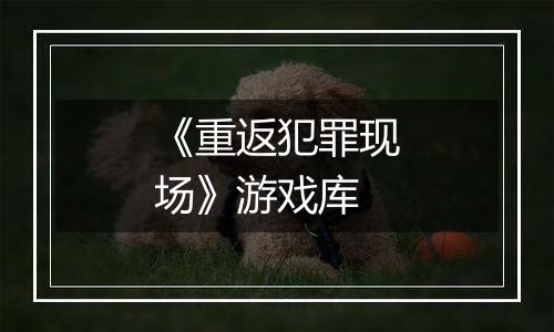 《重返犯罪现场》游戏库