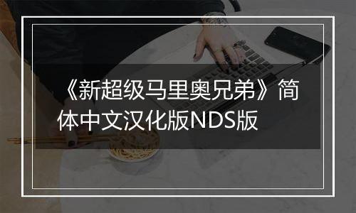 《新超级马里奥兄弟》简体中文汉化版NDS版