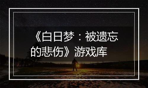《白日梦：被遗忘的悲伤》游戏库