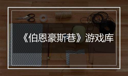 《伯恩豪斯巷》游戏库