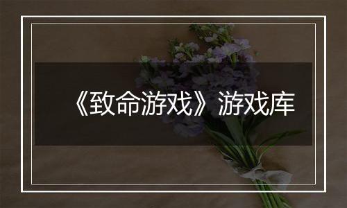 《致命游戏》游戏库