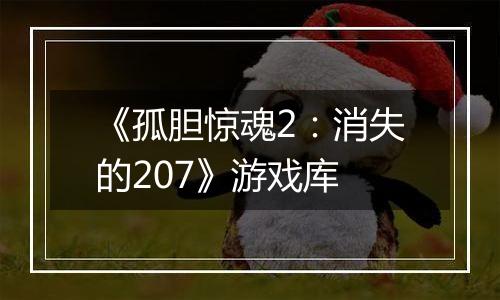 《孤胆惊魂2：消失的207》游戏库
