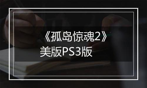 《孤岛惊魂2》美版PS3版