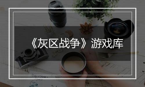 《灰区战争》游戏库