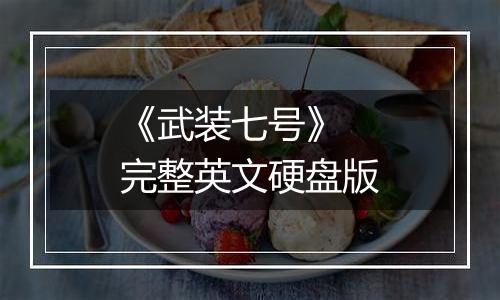 《武装七号》 完整英文硬盘版