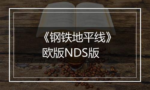 《钢铁地平线》 欧版NDS版