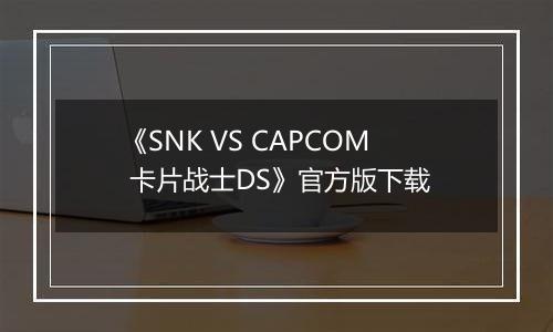 《SNK VS CAPCOM 卡片战士DS》官方版下载