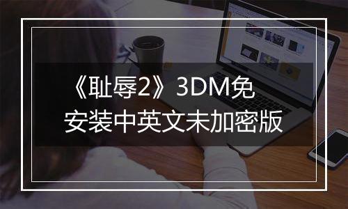 《耻辱2》3DM免安装中英文未加密版