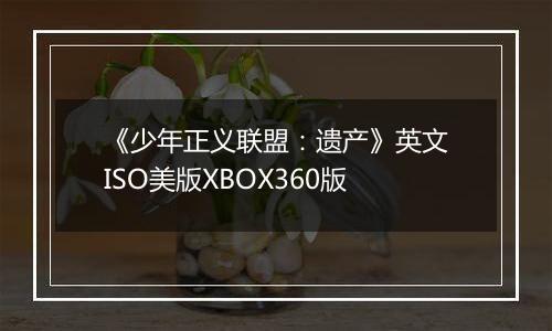 《少年正义联盟：遗产》英文ISO美版XBOX360版