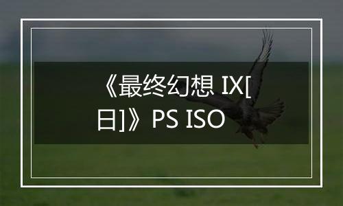 《最终幻想 IX[日]》PS ISO