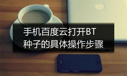 手机百度云打开BT种子的具体操作步骤