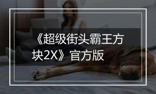 《超级街头霸王方块2X》官方版